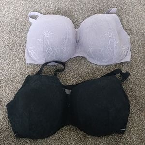 Set of Two Cacique Lightly Lined Full Coverage  Bras